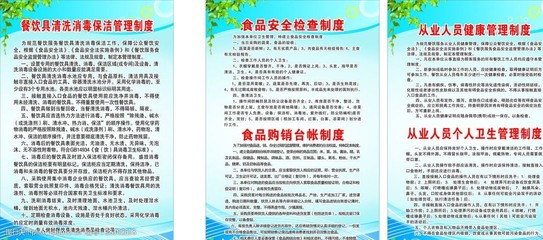 餐飲衛生管理制度 保障食品安全與服務質量